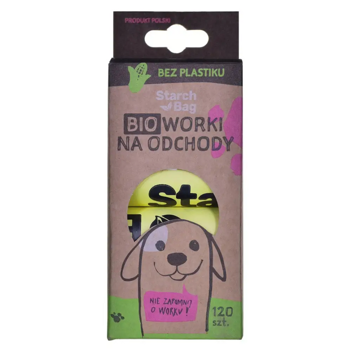 STARCH BAG - Торбички за кучешки изпражнения - 8 x 15