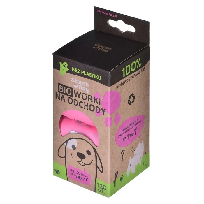 STARCH BAG - Торбички за кучешки изпражнения - 8 x 15