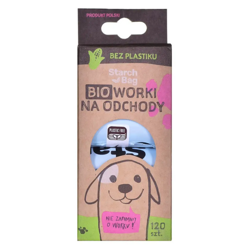 STARCH BAG - Торбички за кучешки изпражнения - 8 x 15