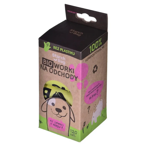STARCH BAG - Торбички за кучешки изпражнения - 8 x 15