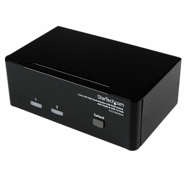 Прекъсвач KVM с 2 порта Startech SV231DDVDUA
