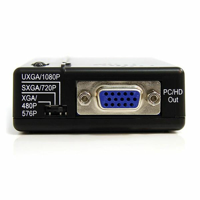 Aдаптер Startech VID2VGATV2 1600 x 1200 px Черен
