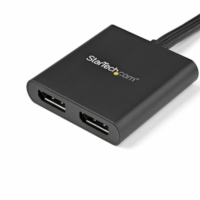Разклонител DisplayPort Startech MSTMDP122DP Черен 4K Ultra HD