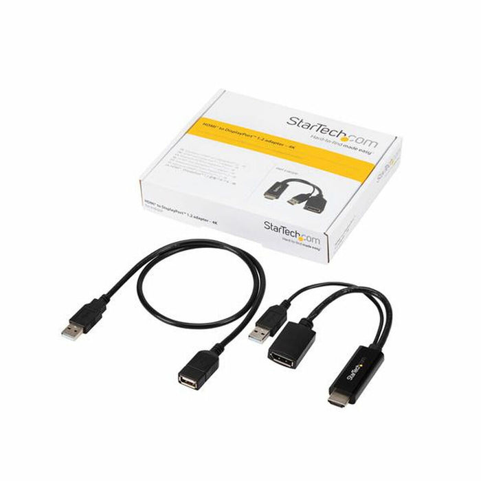 Адаптер за DisplayPort към HDMI Startech HD2DP                Черен 4K