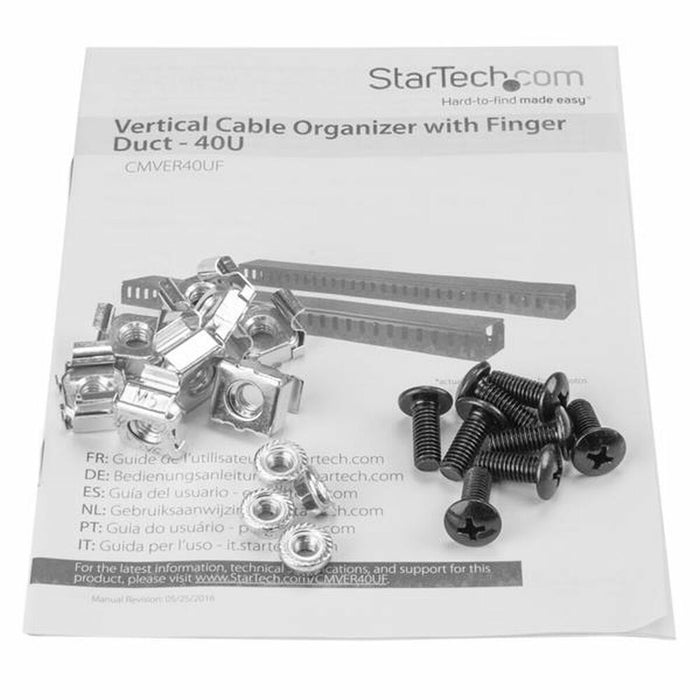 Кабелен организатор Startech CMVER40UF