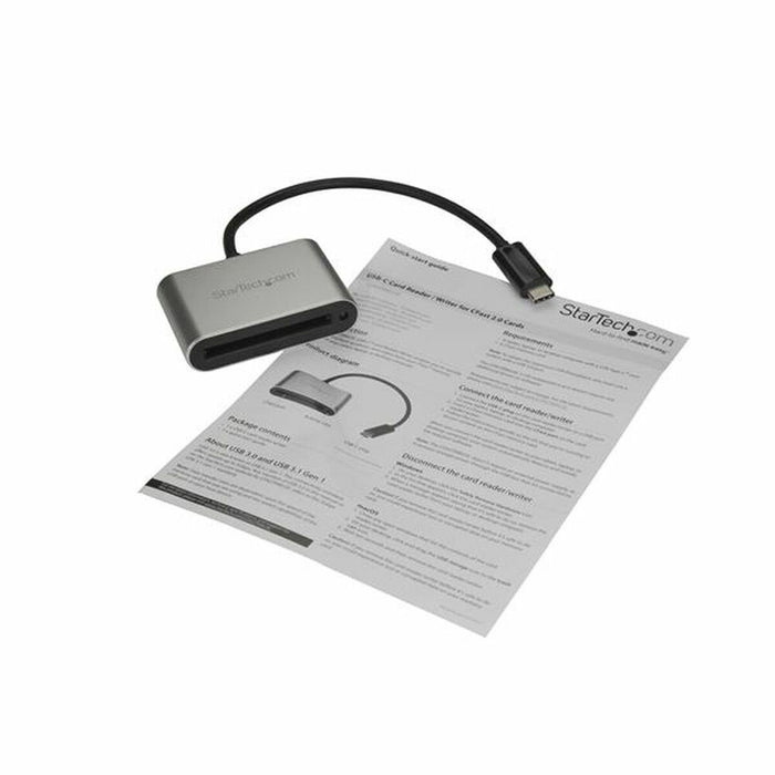 Четец за карти Startech CFASTRWU3C           Сребро