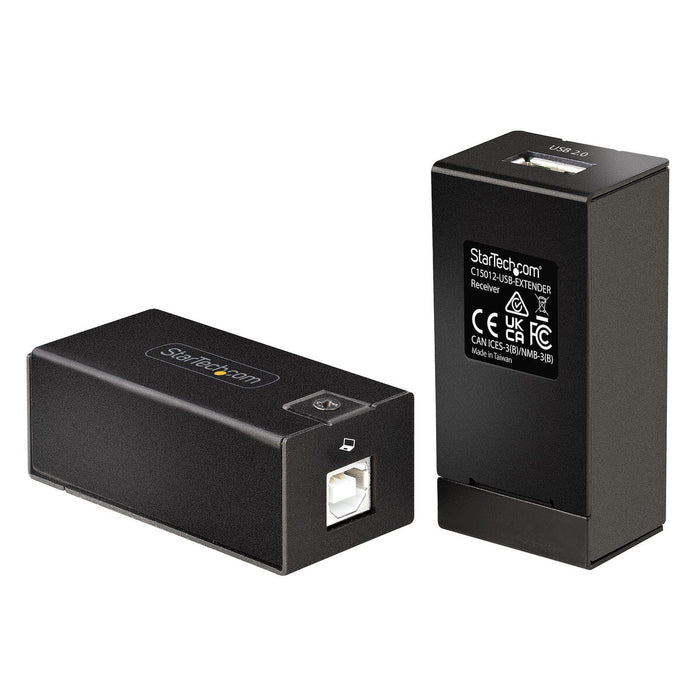 USB извод Startech C15012-USB-EXTENDER Черен 50 W