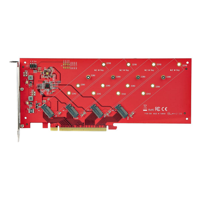 PCI карта Startech QUAD-M2-PCIE-CARD-B