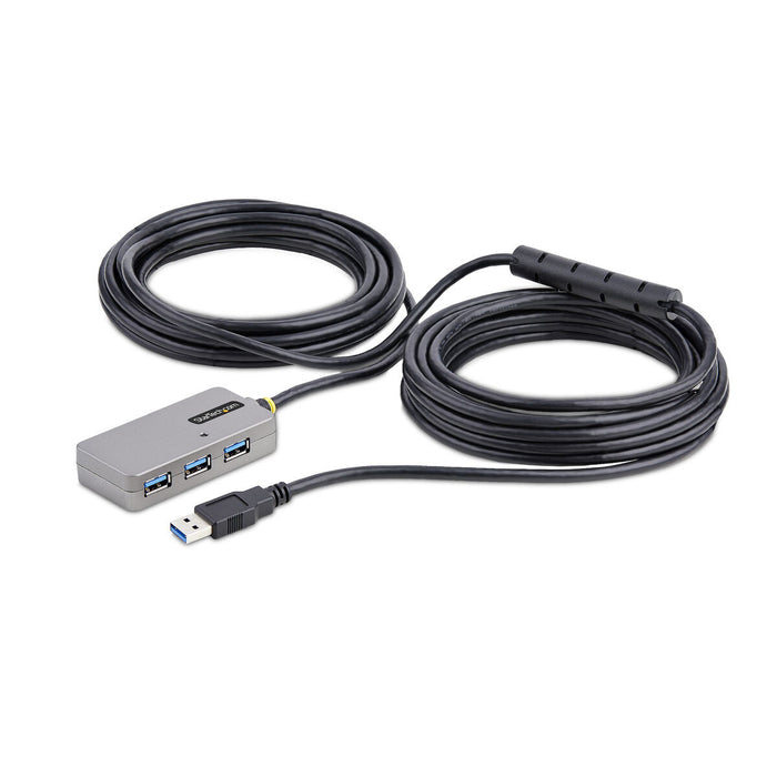 USB извод Startech U01043-USB-EXTENDER Черен Сребрист