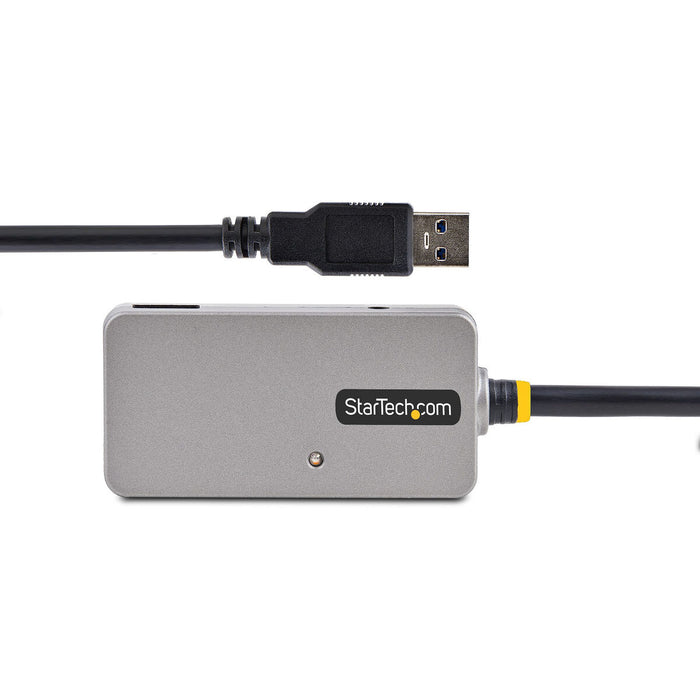 USB извод Startech U01043-USB-EXTENDER Черен Сребрист