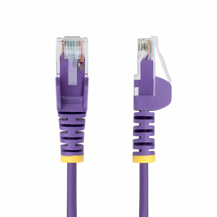 UTP категория 6 твърд мрежови кабел Startech N6PAT300CMPLS Лилав 3 m
