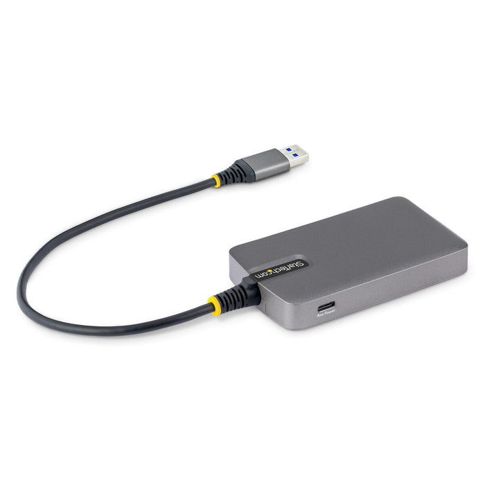 USB извод Startech 5G4AC-USB-A-HUB Сив