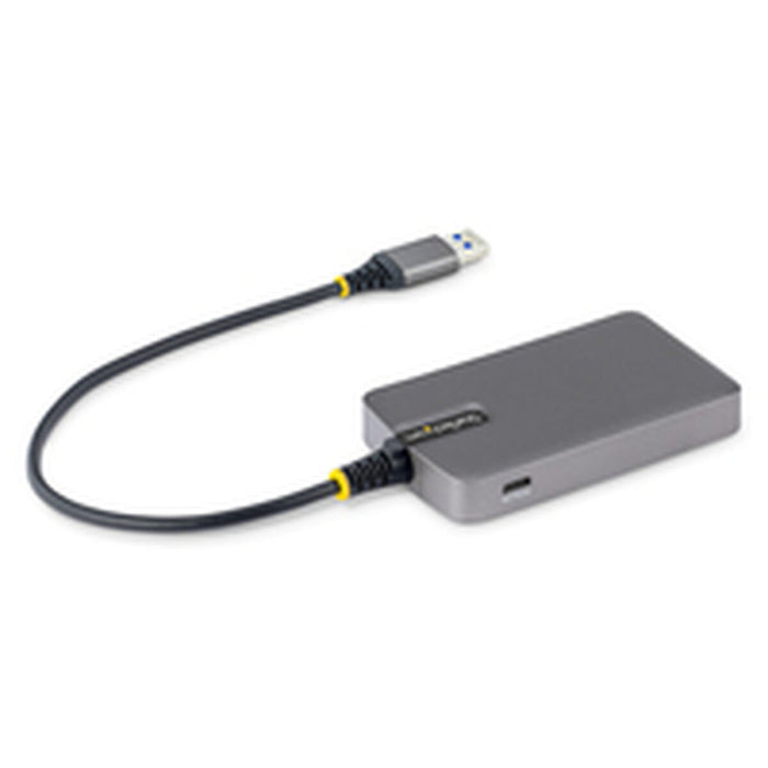 USB извод Startech 5G4AC-USB-A-HUB Сив