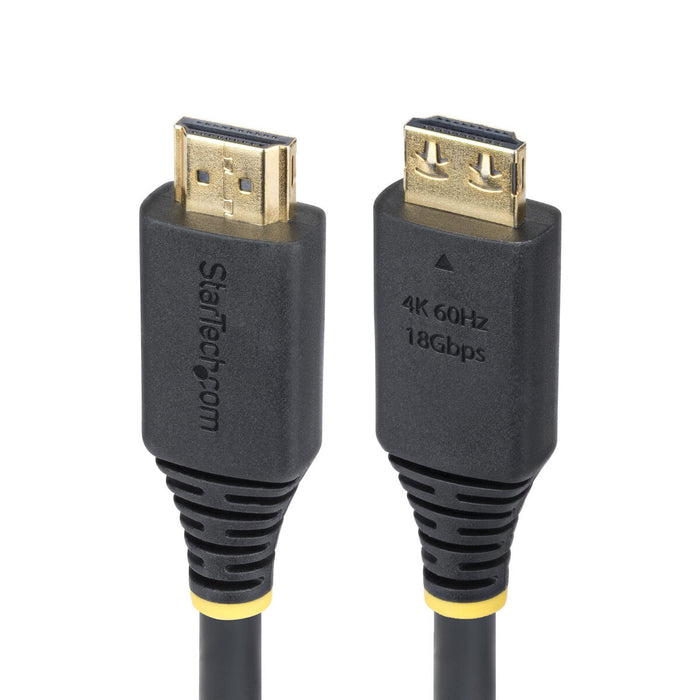 Кабел HDMI Startech HDMI2-CABLE-GRIP-50C Черен 50 cm