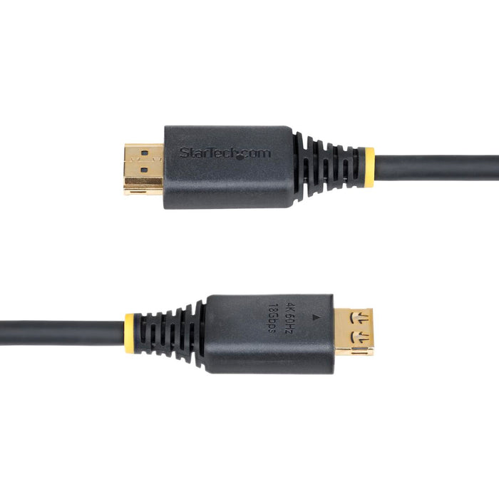 Кабел HDMI Startech HDMI2-CABLE-GRIP-50C Черен 50 cm