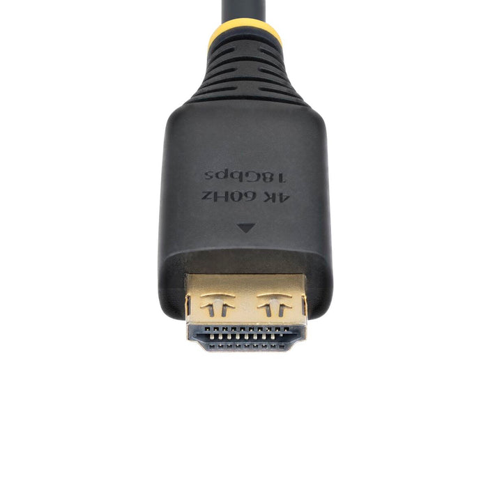 Кабел HDMI Startech HDMI2-CABLE-GRIP-50C Черен 50 cm