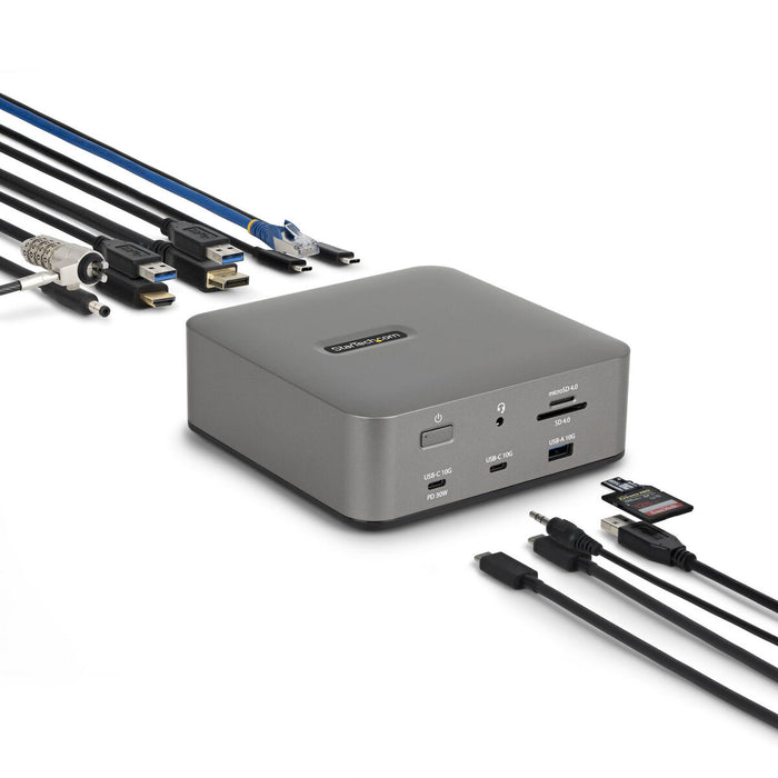 USB извод Startech 215UE-TB5USB4DOCK Сив