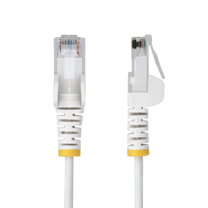 UTP категория 6 твърд мрежови кабел Startech N6PAT25CMWHS Бял 25 cm