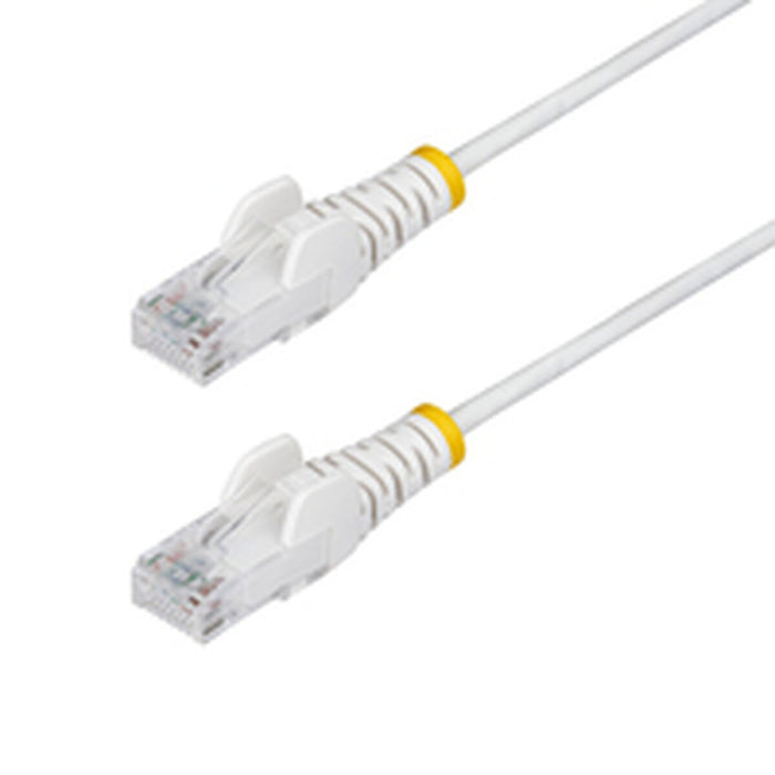 UTP категория 6 твърд мрежови кабел Startech N6PAT25CMWHS Бял 25 cm
