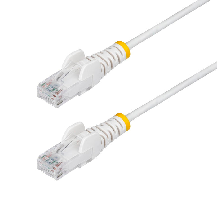 UTP категория 6 твърд мрежови кабел Startech N6PAT25CMWHS Бял 25 cm