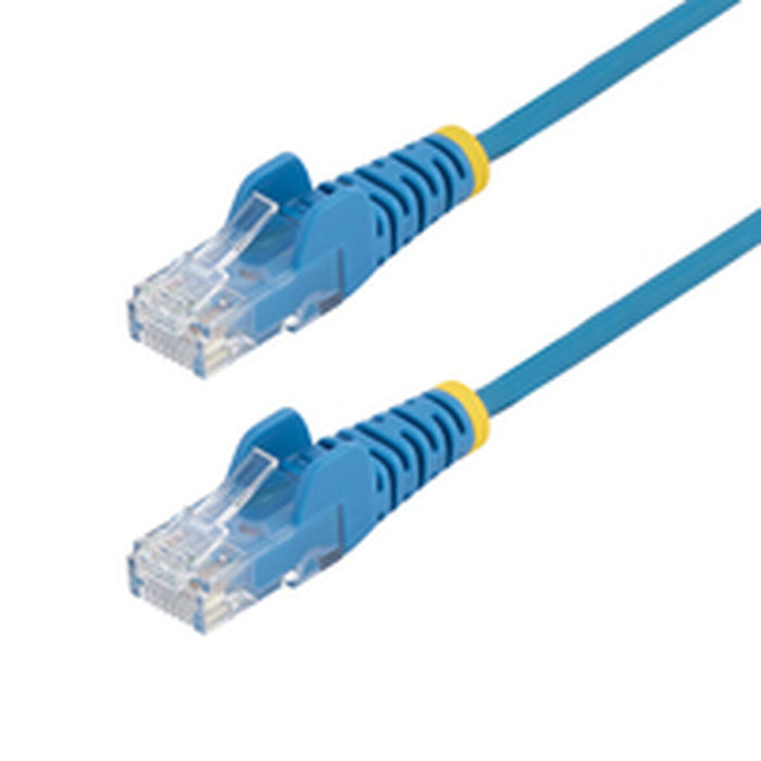 UTP категория 6 твърд мрежови кабел Startech N6PAT25CMBLS Син 25 cm