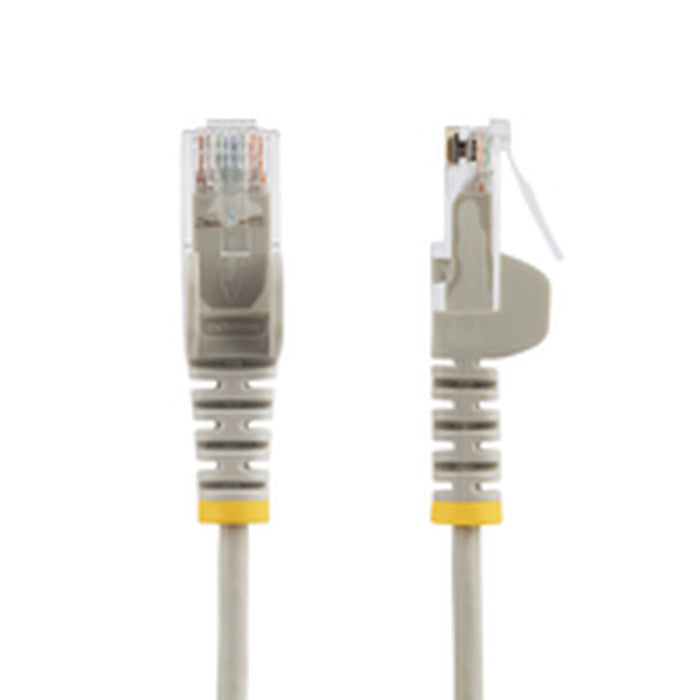 UTP категория 6 твърд мрежови кабел Startech N6PAT25CMGRS Сив 25 cm