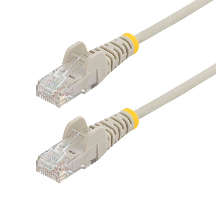 UTP категория 6 твърд мрежови кабел Startech N6PAT25CMGRS Сив 25 cm
