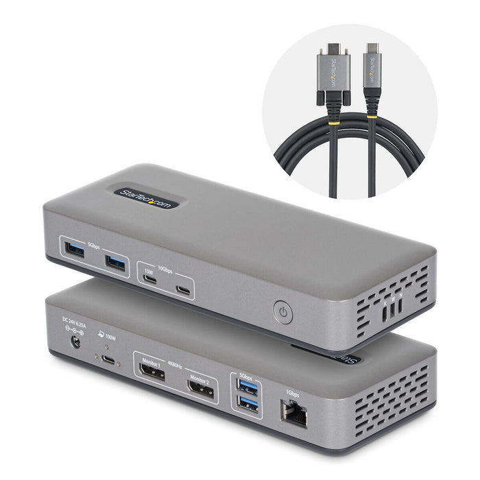 USB извод Startech 201UE-USBC-DOCK Сив