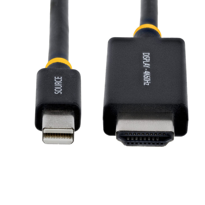 Кабел HDMI Startech 1M-MDP-HDMI2-4K60 Черен 1 m
