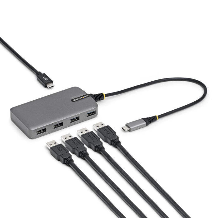 USB извод Startech 5G4AC-USB-C-HUB Сив