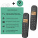 Стационарен телефон Logicom DECT ILOA 250 DUO Черен