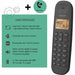 Стационарен телефон Logicom DECT ILOA 150 SOLO Черен