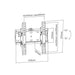Статив за стена GEMBIRD WM-42T-02 23’’ 42’’ 30 Kg