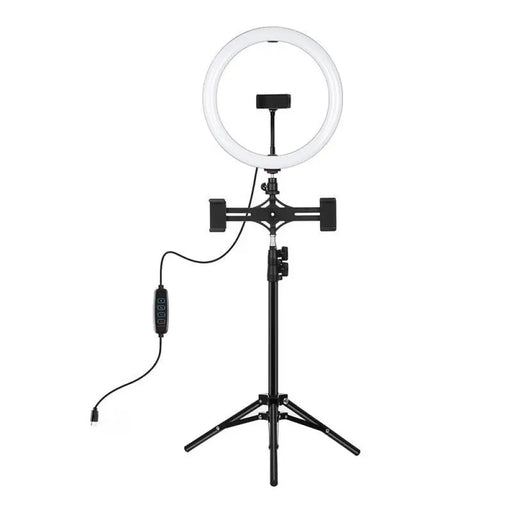 Статив за телефон с лед лампа PULUZ PKT3099B