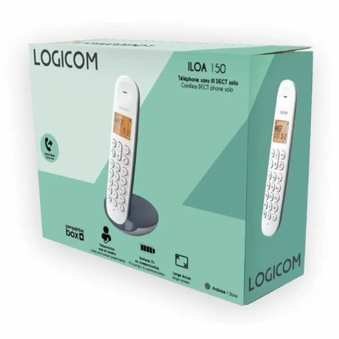 Стационарен телефон Logicom DECT ILOA 150 SOLO Дъска