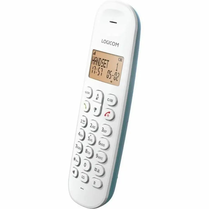 Стационарен телефон Logicom DECT ILOA 150 SOLO цвят тюркоаз