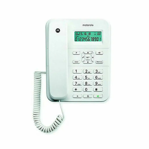 Стационарен телефон Motorola Бял