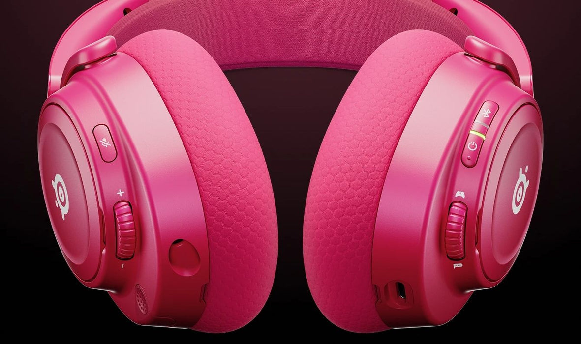 Гейминг слушалки SteelSeries - Arctis Nova 7 Gen, безжични, розови