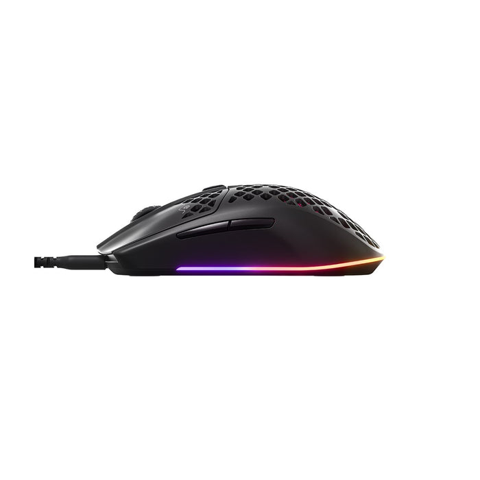 SteelSeries Aerox 3 USB-C - 8500 CPI оптична геймърска мишка - РЕФУРНИРАНА (Onyx)