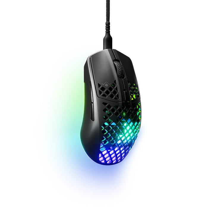 SteelSeries Aerox 3 USB-C - 8500 CPI оптична геймърска мишка - РЕФУРНИРАНА (Onyx)