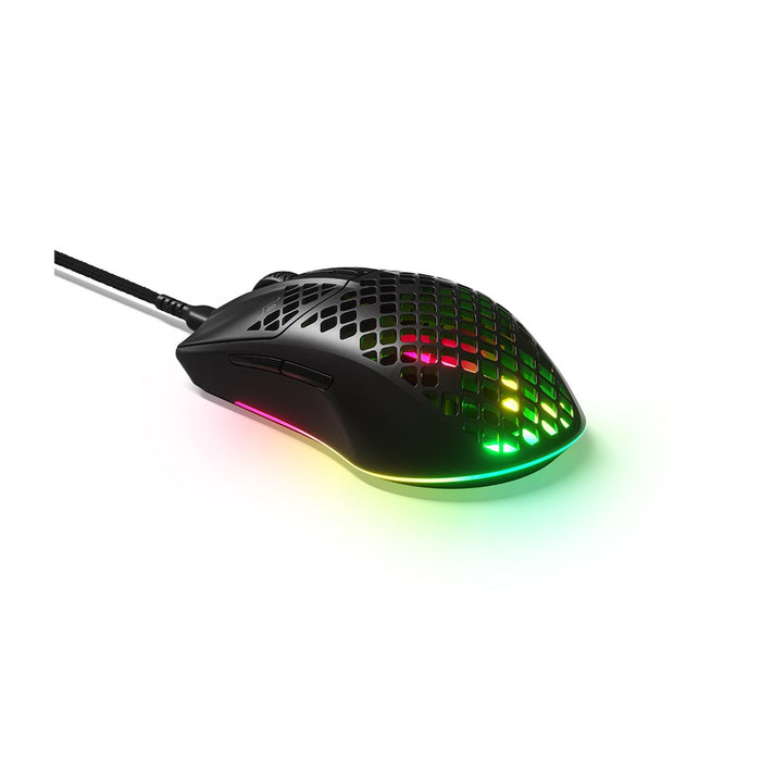 SteelSeries Aerox 3 USB-C - 8500 CPI оптична геймърска мишка - РЕФУРНИРАНА (Onyx)