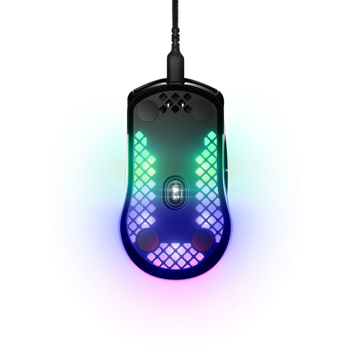 SteelSeries Aerox 3 USB-C - 8500 CPI оптична геймърска мишка - РЕФУРНИРАНА (Onyx)