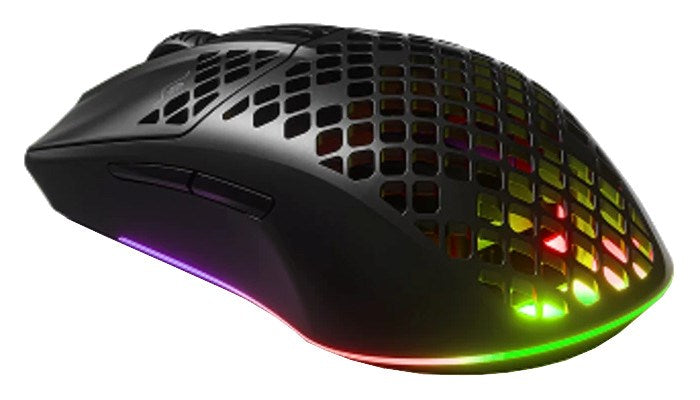 SteelSeries Aerox 3 Wireless - 18000 CPI оптична геймърска мишка - РЕФУРНИРАНА (Onyx)