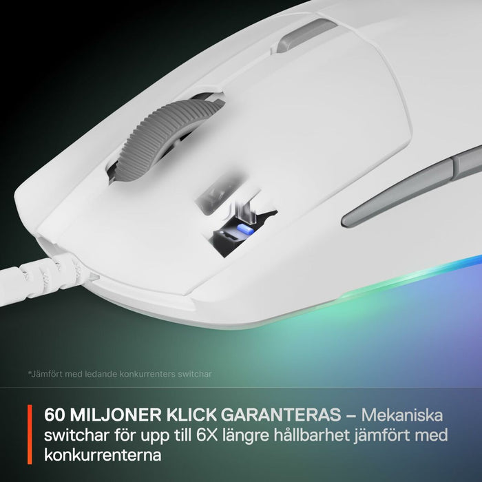 Мишка SteelSeries 62516 Бял