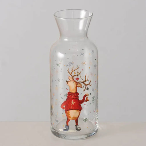 СТЪКЛЕНА КОЛЕДНА ГАРАФА 700ML BOLTZE