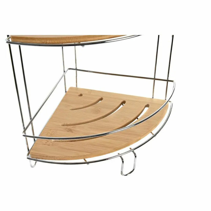 Стелажи за Баня DKD Home Decor Бамбук Алуминий Неръждаем