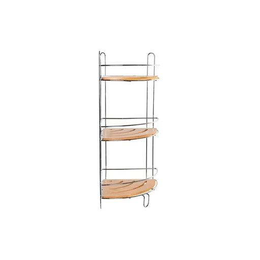 Стелажи за Баня DKD Home Decor Бамбук Алуминий Неръждаем