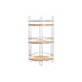 Стелажи за Баня DKD Home Decor Бамбук Алуминий Неръждаем