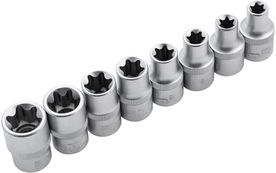 Инструменти Stels - 119 части, 1.2''/1.4'', стомана CrV и S2, в куфар