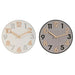 Стенен часовник Home ESPRIT Сив Естествен Дървен MDF 30 x 5